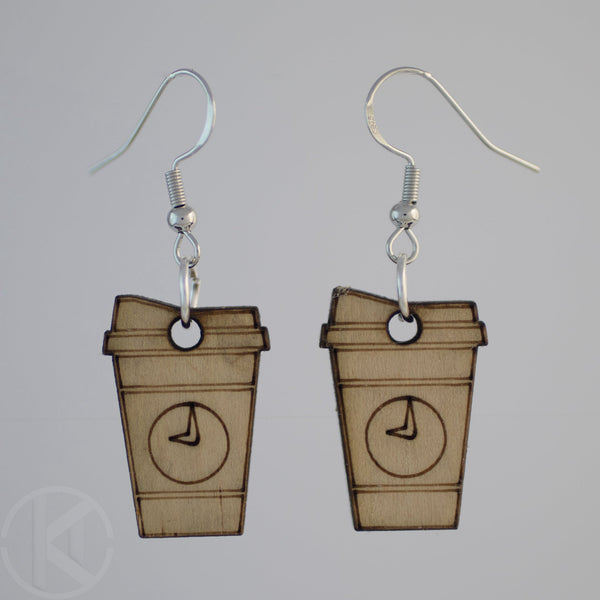 Coffee Time Earrings