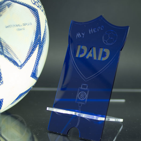 Father's Day Football Phone Stand