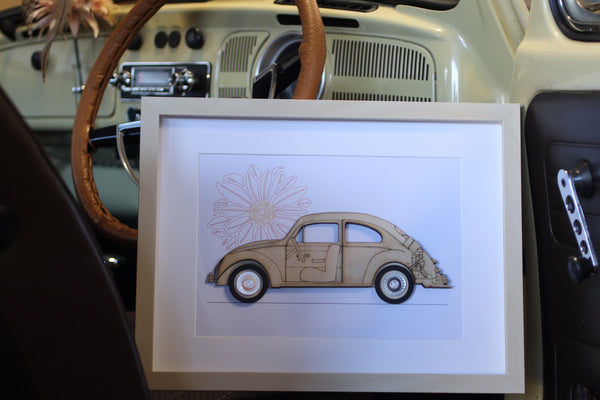 VW Beetle Bug Wall Art